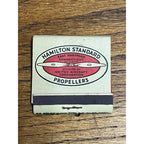 Vintage Matchbook - Hamilton Standard Propellers - East Hartford, Ct - Unstruck