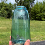 Vintage Mason Jar Patent Nov.30th 1858 #3 Aqua Blue Faint Mark