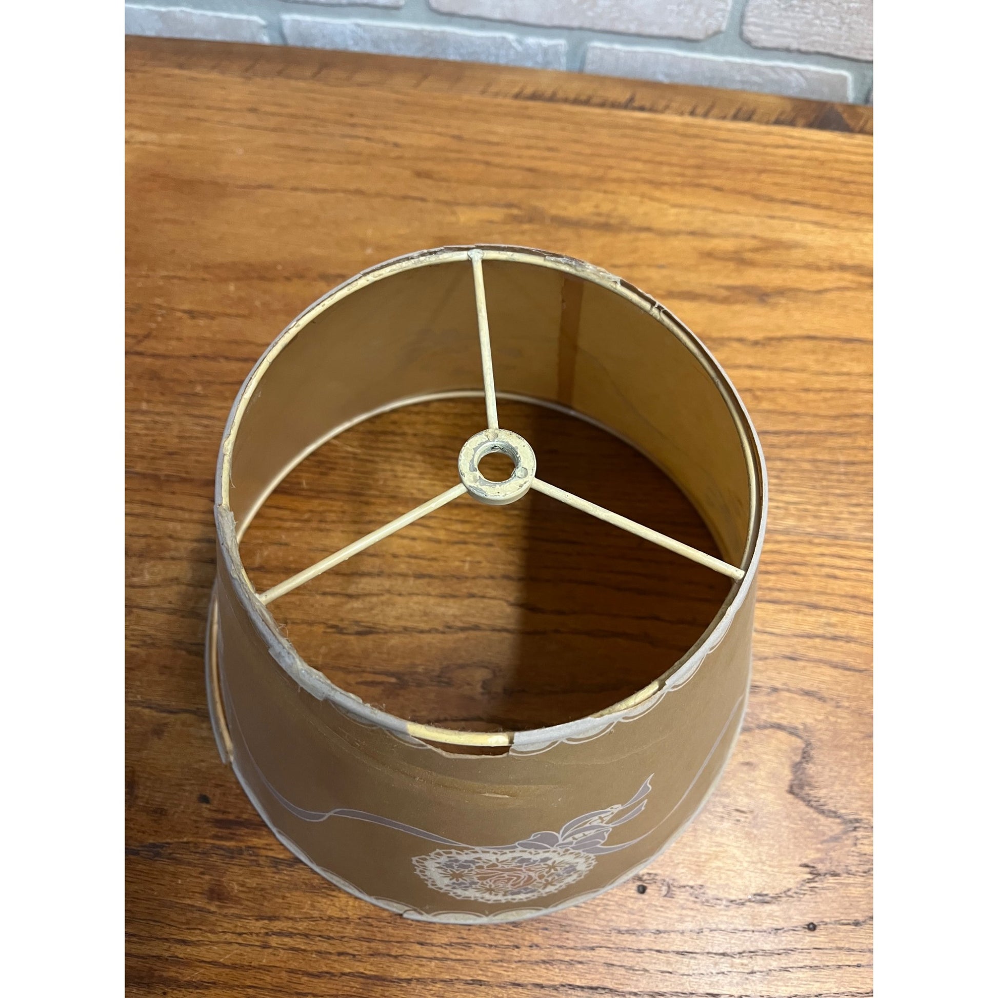 Vintage 1930s Aladdin WHIP-O-LITE Kerosene Oil Lamp Paper Shade - As-Is