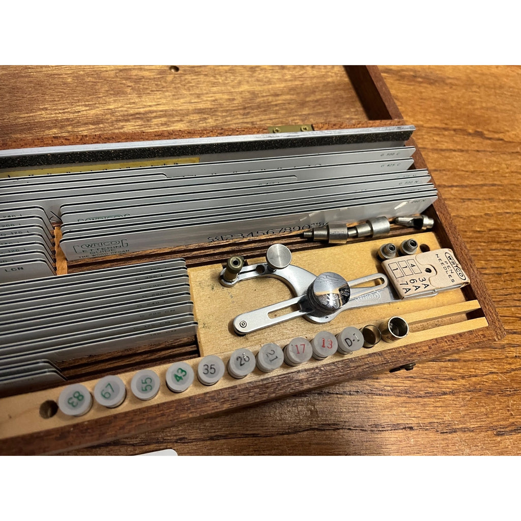 Vintage WRICO Lettering Set Engineering Drafting Tool 6675-542-0897
