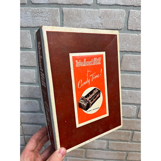 Vintage Walnut Hill Candy Bar Empty Cardboard Display Box Minneapolis MN
