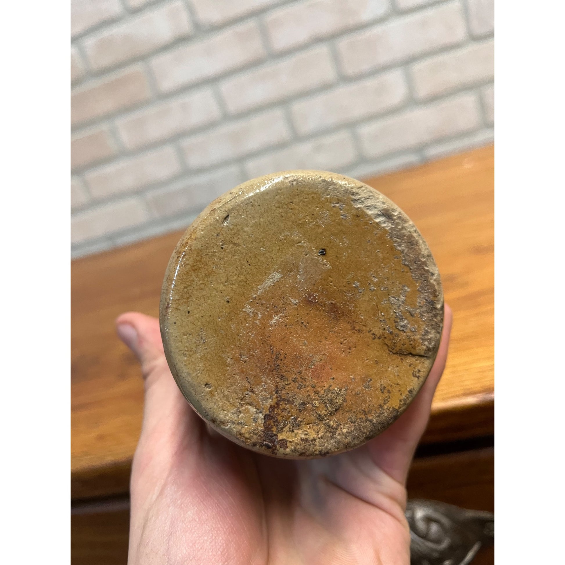 Antique 1800s E.L. Husting Milwaukee Wis. Clay Stoneware Beer Bottle