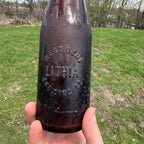 Pre Prohibition West Bend Lithia Company Beer Bottle Wisconsin WI Embossed