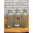 E.L. Husting Milwaukee Wisconsin Blob Top Hutchinson Soda Bottles Lot (3)