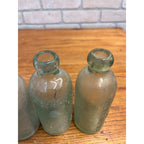 E.L. Husting Milwaukee Wisconsin Blob Top Hutchinson Soda Bottles Lot (3)
