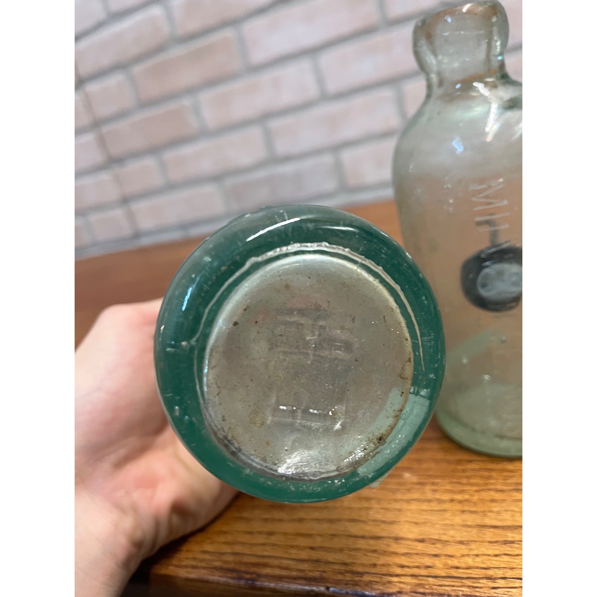 E.L. Husting Milwaukee Wisconsin Blob Top Hutchinson Soda Bottles Lot (3)