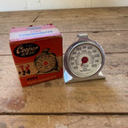 Vintage Cooper DeLuxe Oven Thermometer #24 w/ Original Box Made in USA