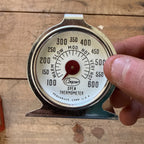 Vintage Cooper DeLuxe Oven Thermometer #24 w/ Original Box Made in USA