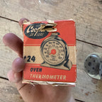 Vintage Cooper DeLuxe Oven Thermometer #24 w/ Original Box Made in USA