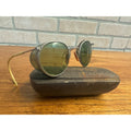 Vintage Fulvue AO-23 Green Motorcycle/Aviator Glasses Safety Goggles Steampunk