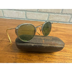 Vintage Fulvue AO-23 Green Motorcycle/Aviator Glasses Safety Goggles Steampunk