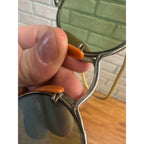 Vintage Fulvue AO-23 Green Motorcycle/Aviator Glasses Safety Goggles Steampunk