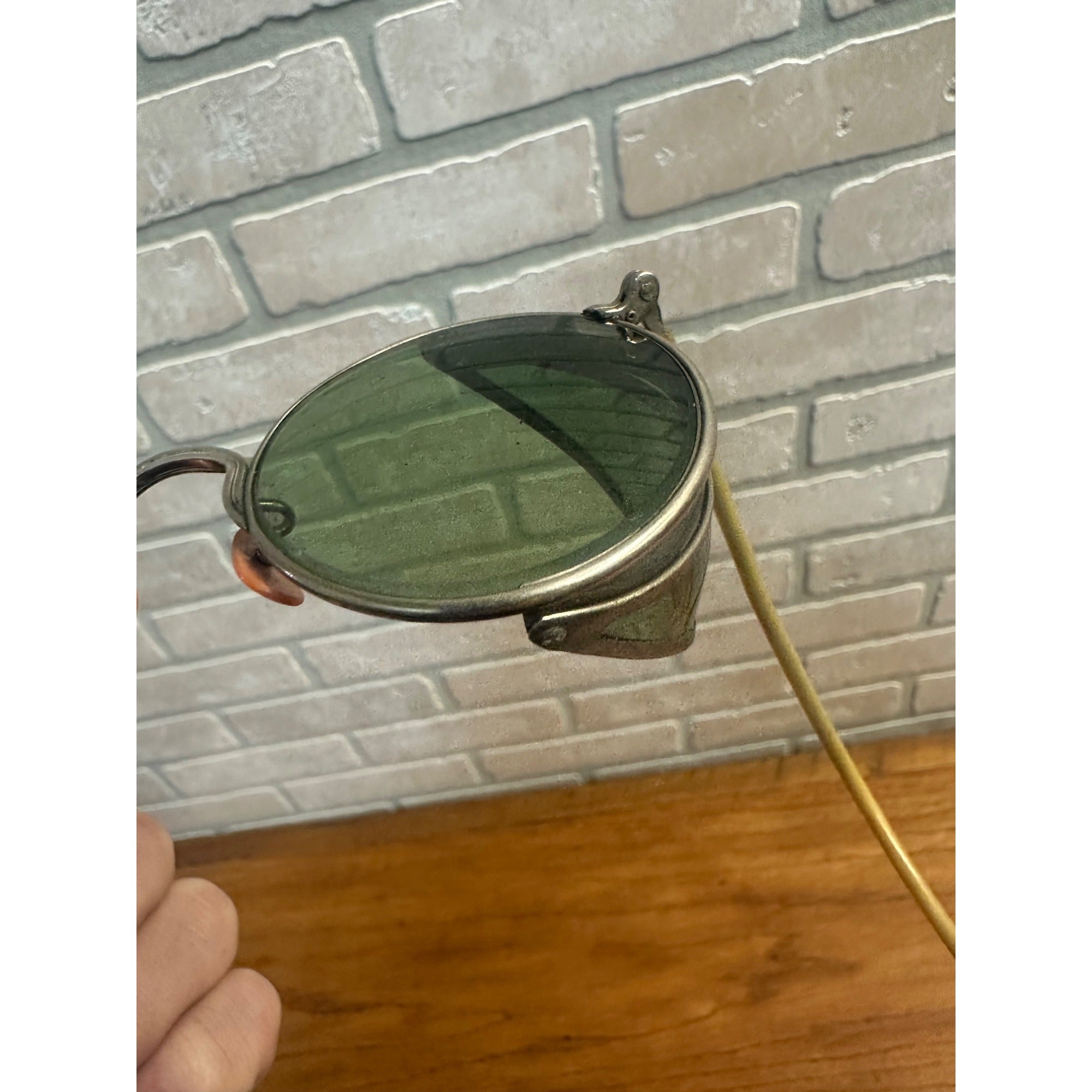Vintage Fulvue AO-23 Green Motorcycle/Aviator Glasses Safety Goggles Steampunk