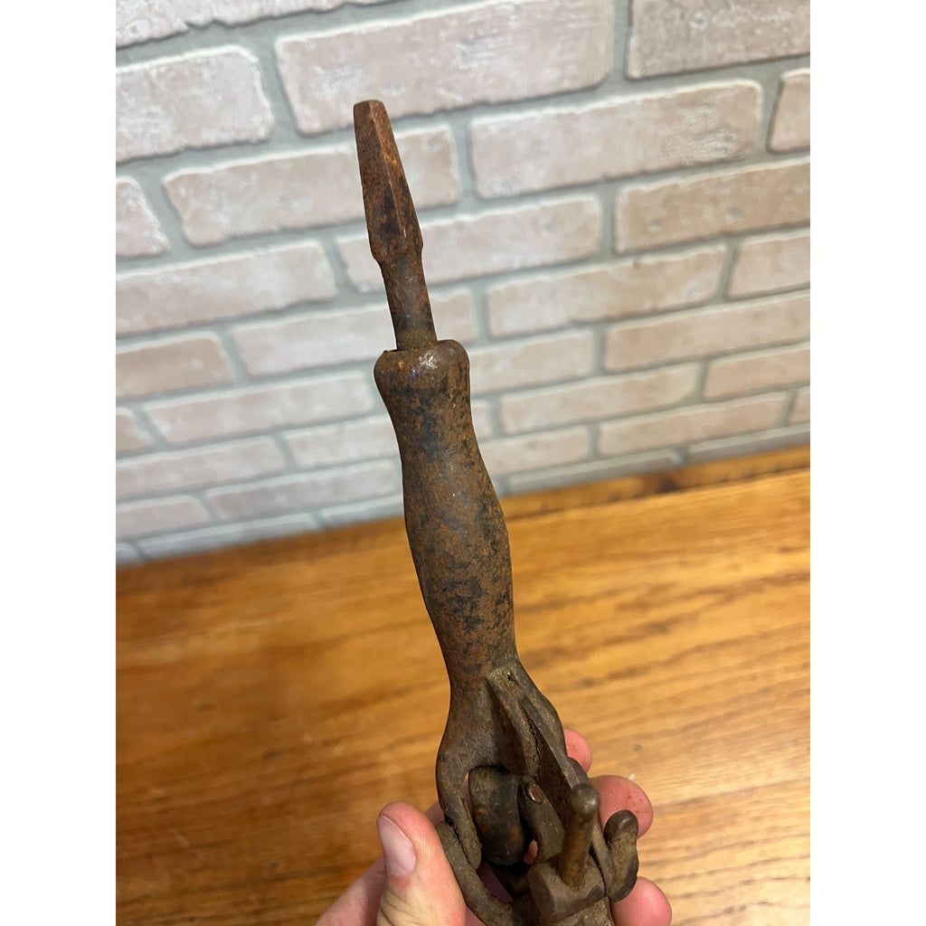 Rare Antique Brace Drill Chuck Attachment Adjustable Angle Tool Unbranded Tool