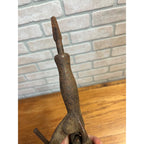 Rare Antique Brace Drill Chuck Attachment Adjustable Angle Tool Unbranded Tool