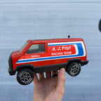 Vintage 1980s A.J Foyt Racing Team Tonka Metal Truck Pressed Steel & Plastic