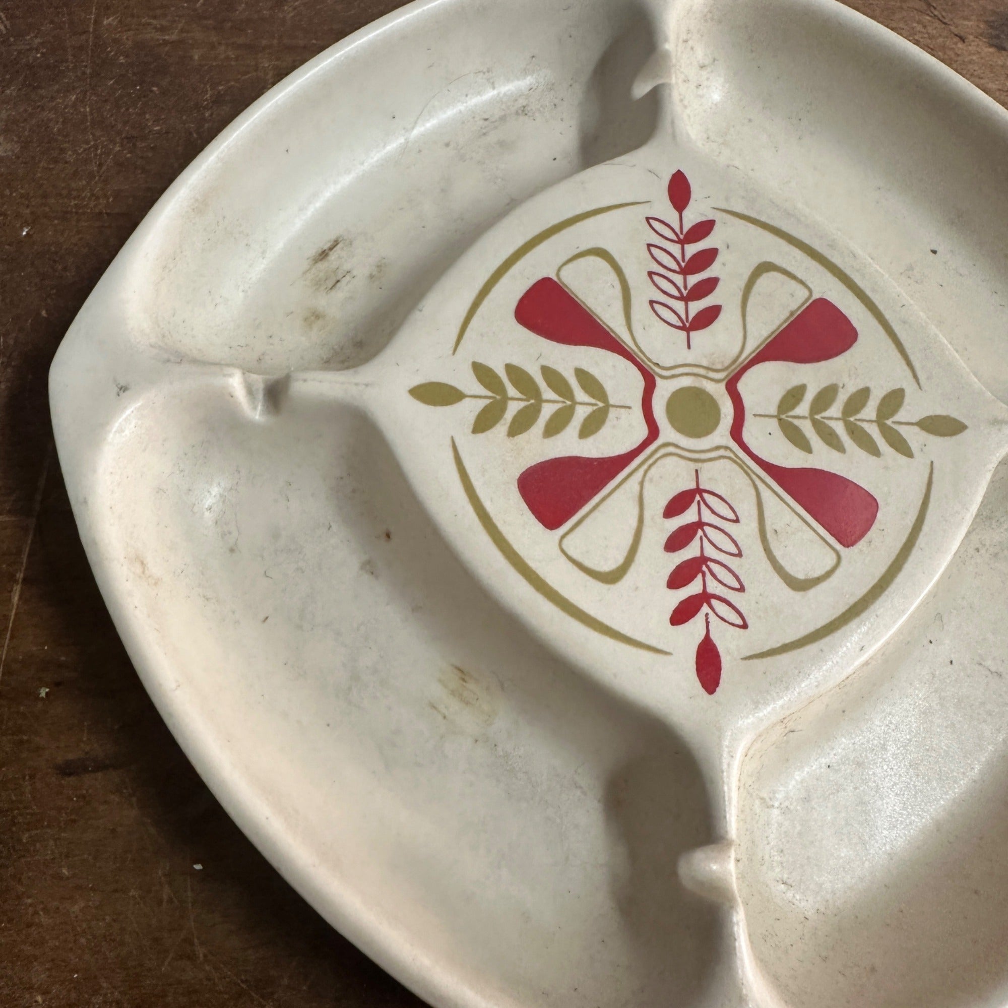 Unique Georges Briard Midas Hyalyn Pottery 8" Ashtray Mid Century MCM Vintage