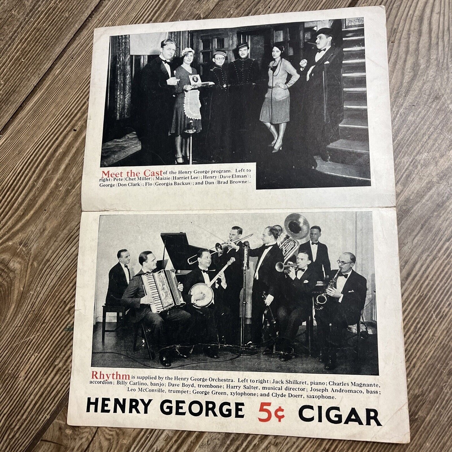 Vintage 1930 Henry George Cigars Theme Song Advertising Sheet Music Columbia