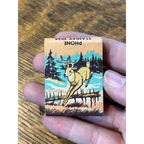 Vintage Matchbook Advertising - Connie’s Bar - Oshkosh, Wis Outdoors Hunting Wildlife