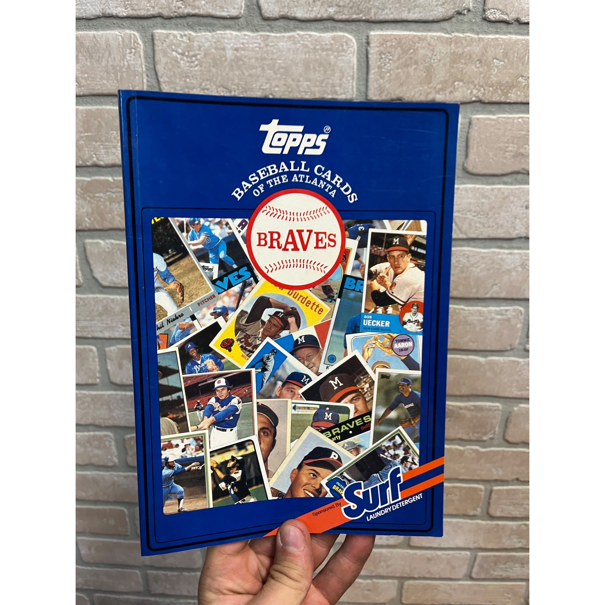 1987 Topps/Surf Book Baseball Cards ATLANTA BRAVES (MLB) 1952 to 1986