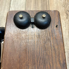 Antique Oak  Wall Mount Telephone