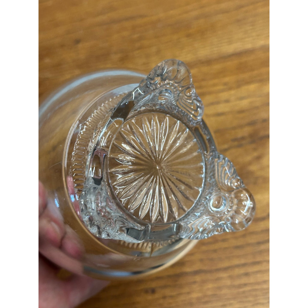 Antique EAPG Clear US Glass Colorado Lidded Sugar Bowl #15057
