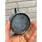 Antique Primitive Graniteware Enamelware Gray Measure Cup Farmhouse Kitchen Decor