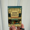 Vintage Bond Street Smoking Tobacco Empty Vertical Pocket Tin Advertising
