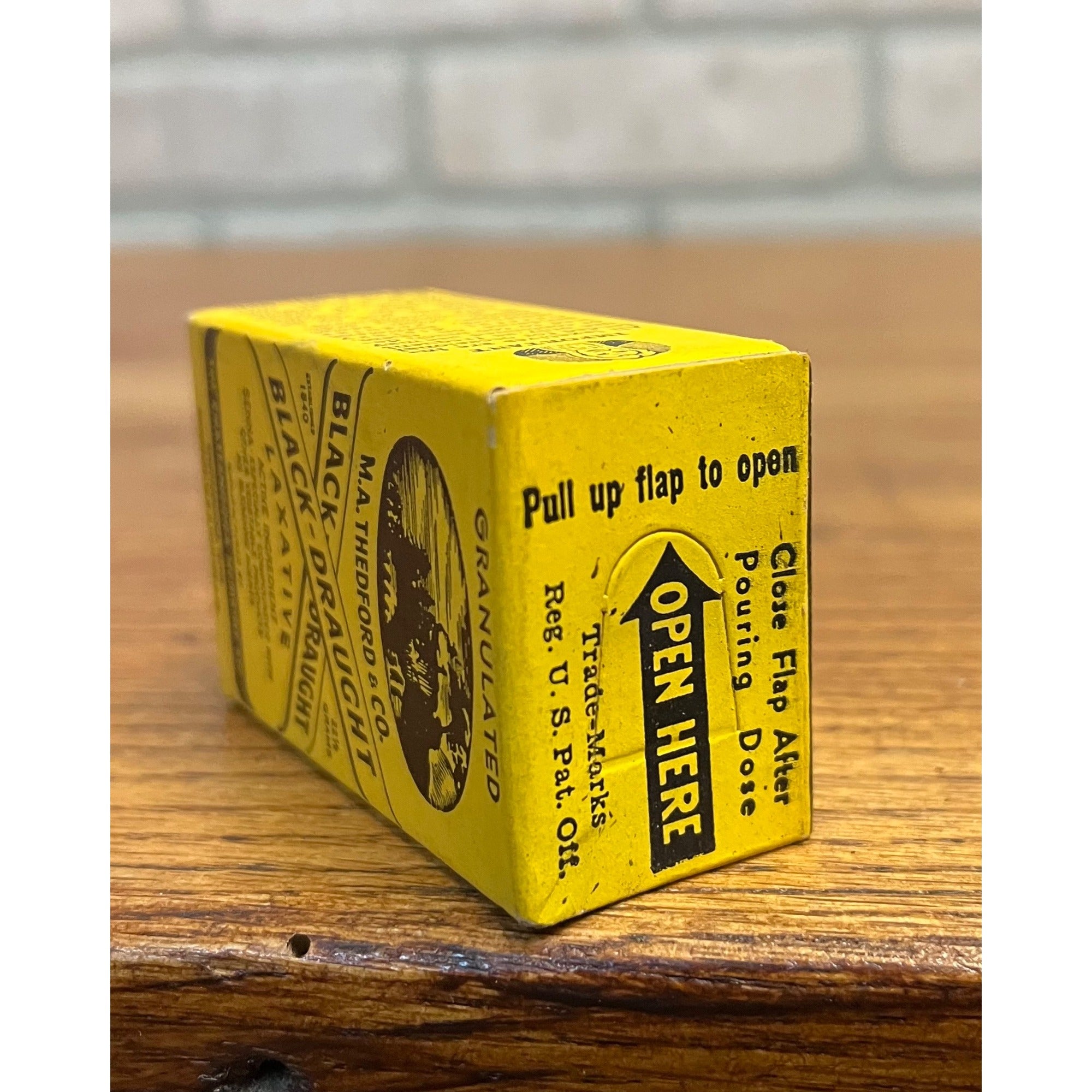 Vintage Black Draught Laxative Medicine New In Box