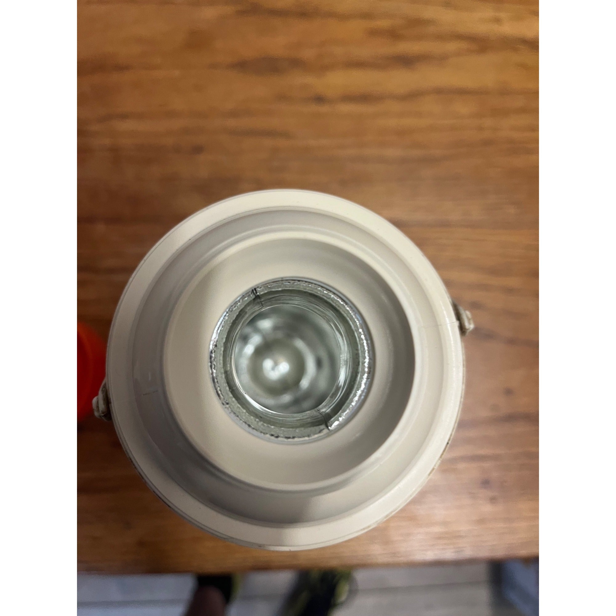 Vintage 1990 Dunkin Donuts Thermos Supergraphic Vacuum Bottle Coupon Orange