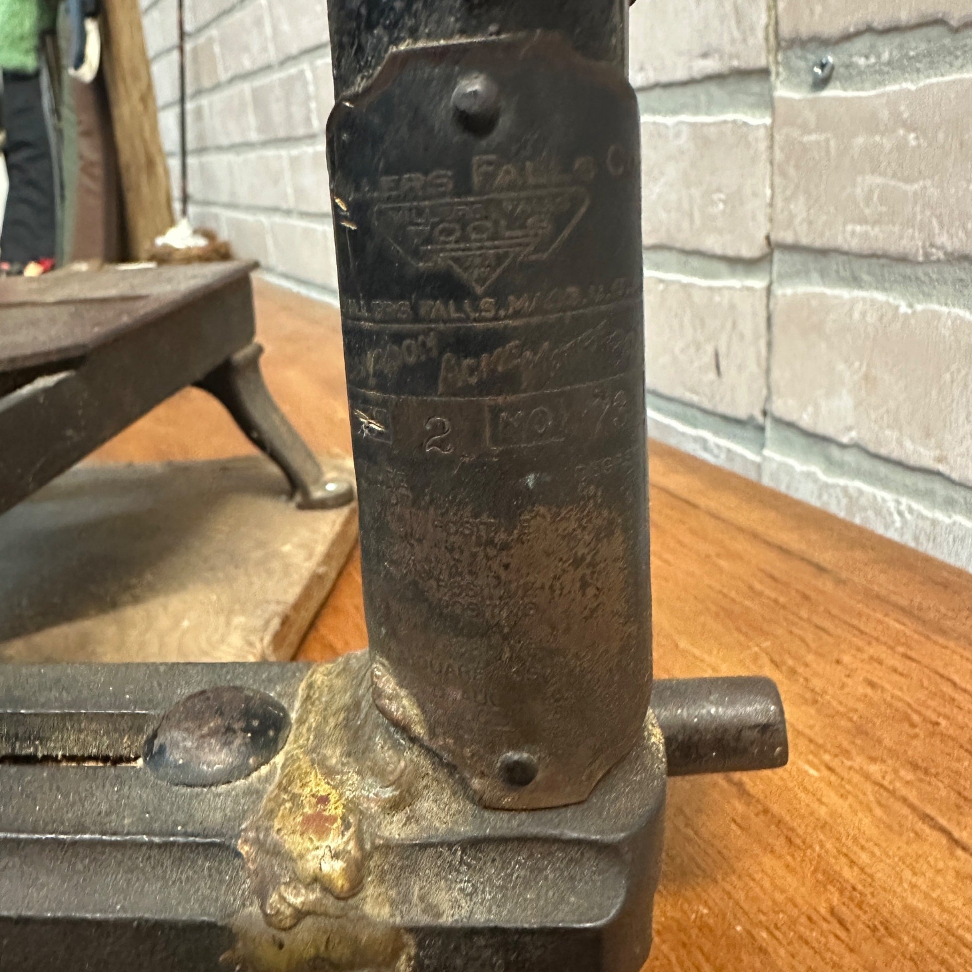 Antique Millers Falls Tool Co. Langdon Acme Miter Box ~ Cast Iron Size 2 No.73