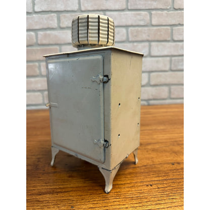 RARE Vintage 1930s Wyandotte Monitor Top Refrigerator Toy GE Pressed Steel