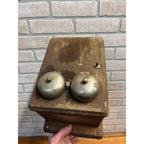 Antique Julius Andrae Co. Milwaukee Telephone Oak Ringer Box - Parts / Restore