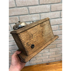 Antique Julius Andrae Co. Milwaukee Telephone Oak Ringer Box - Parts / Restore