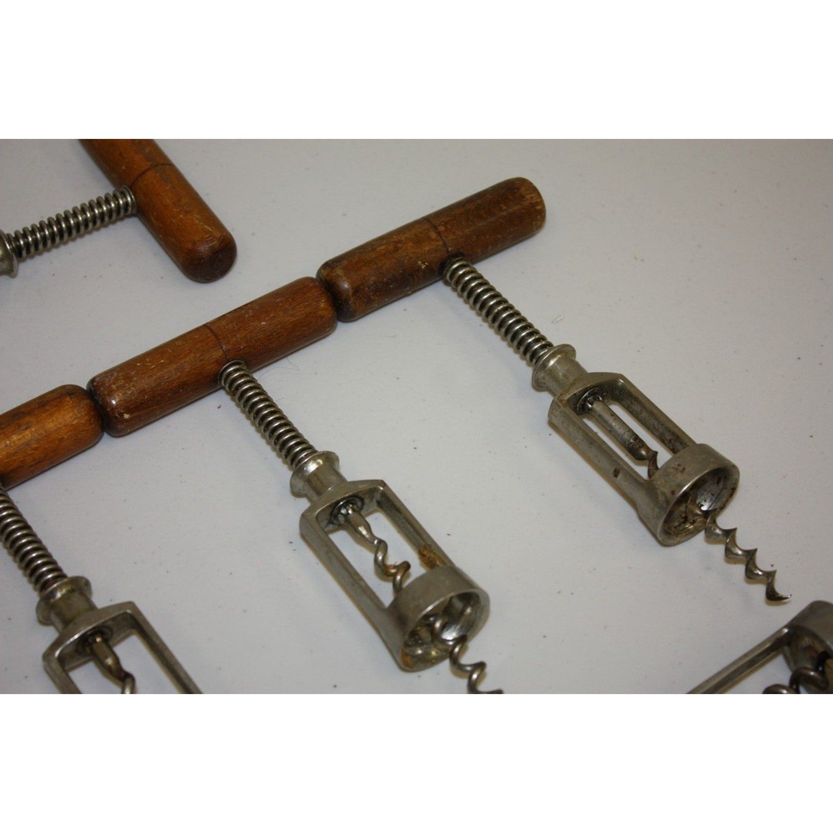 Vintage Wooden Handle The Christian Bros. Germany Corkscrew Wine Openers Lot (9)
