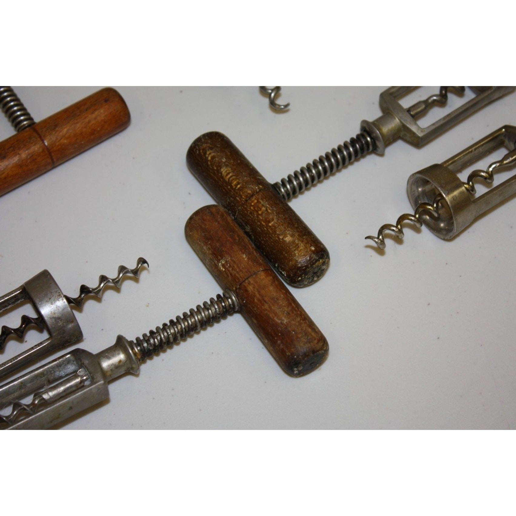 Vintage Wooden Handle The Christian Bros. Germany Corkscrew Wine Openers Lot (9)
