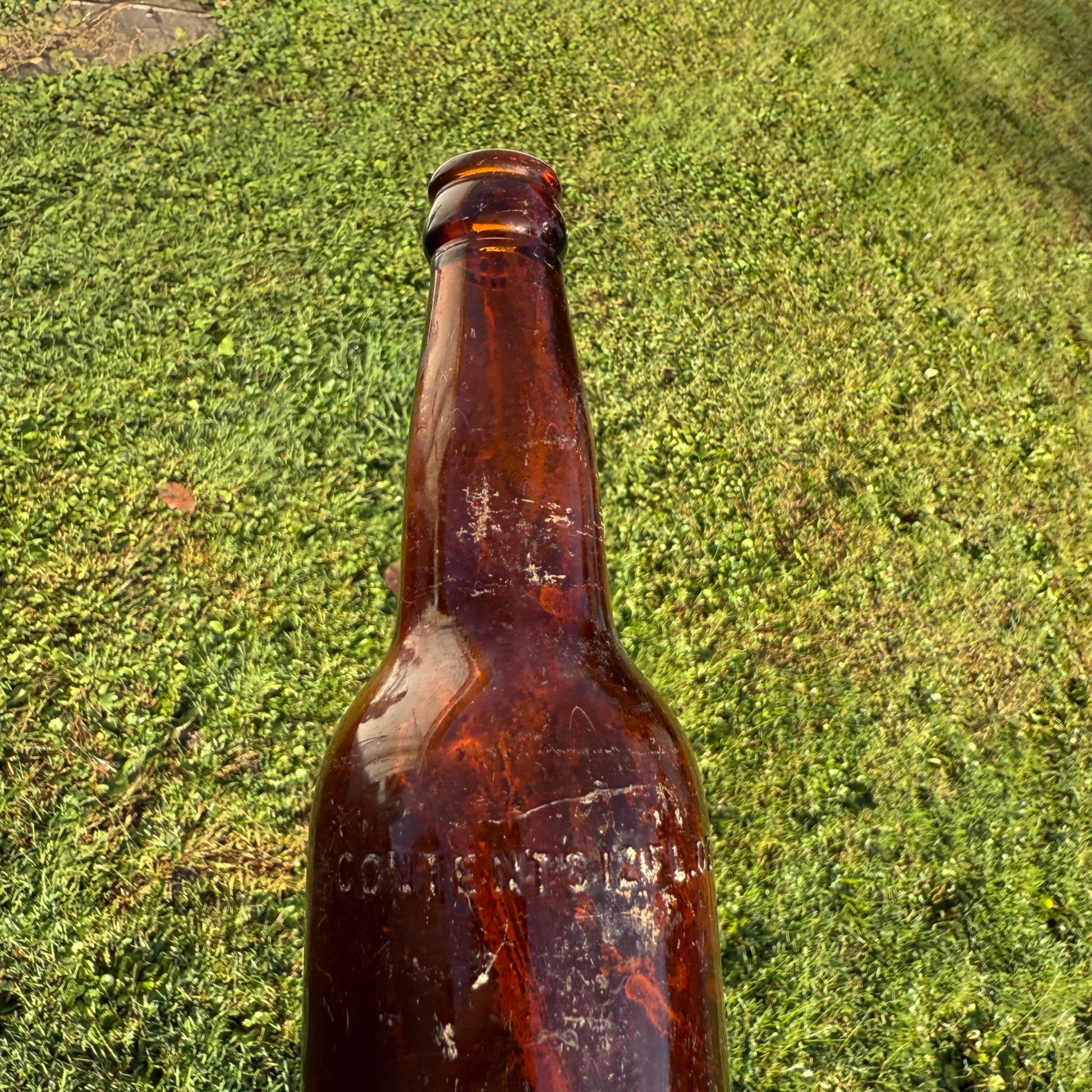 Vintage Gutsch Sheboygan Wisconsin Amber Beer Bottle 12oz