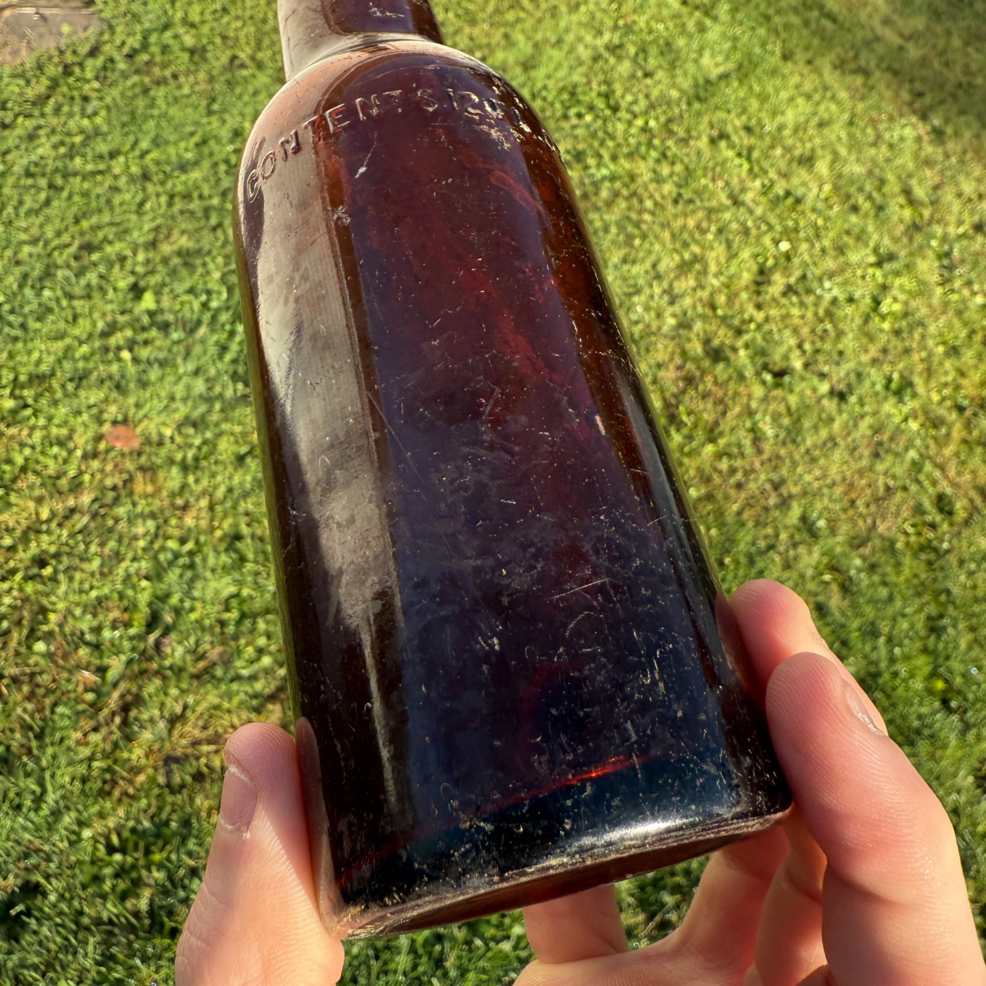 Vintage Gutsch Sheboygan Wisconsin Amber Beer Bottle 12oz