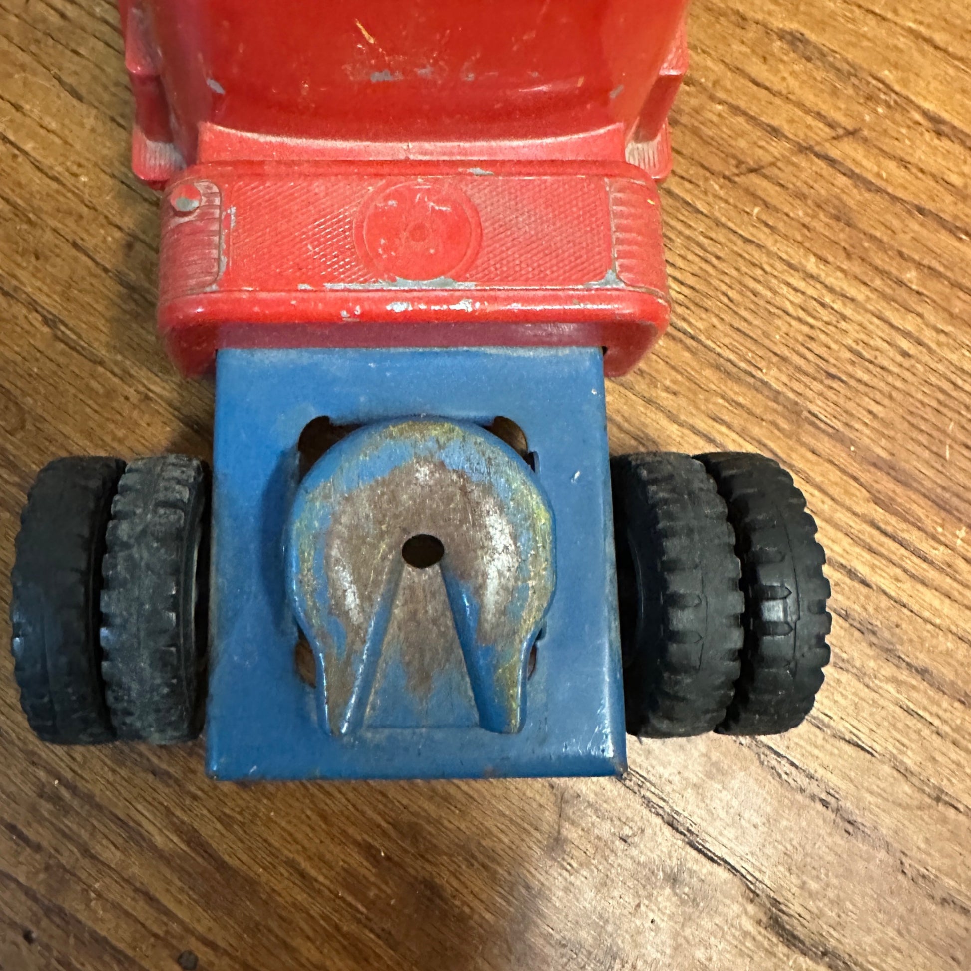 Wyandotte Motor Freight Lines Truck & Trailer Wood Sides Vintage Metal Toy