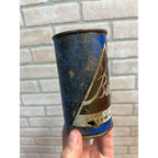Blatz 1955 Christmas Beer Can RARE BLUE Milwaukee Vintage Flat Top Steel