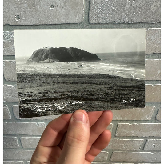 THE POINT SUR LIGHT STATION POINT SUR, CALIFORNIA. (RPPC)