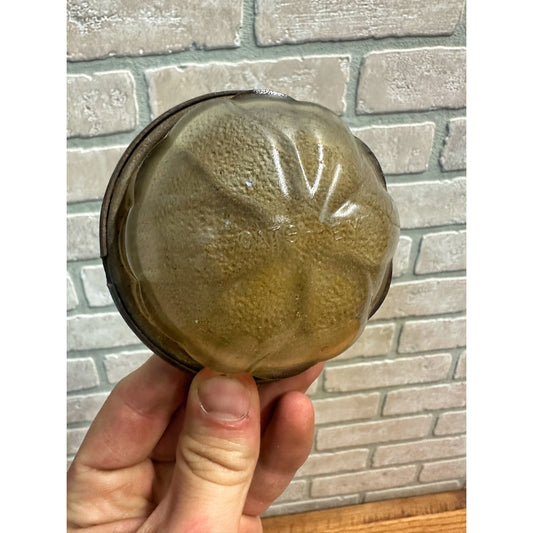 Antique c1920s "Cats-Eye" Embossed Glass Internal Automobile Car Light Dome