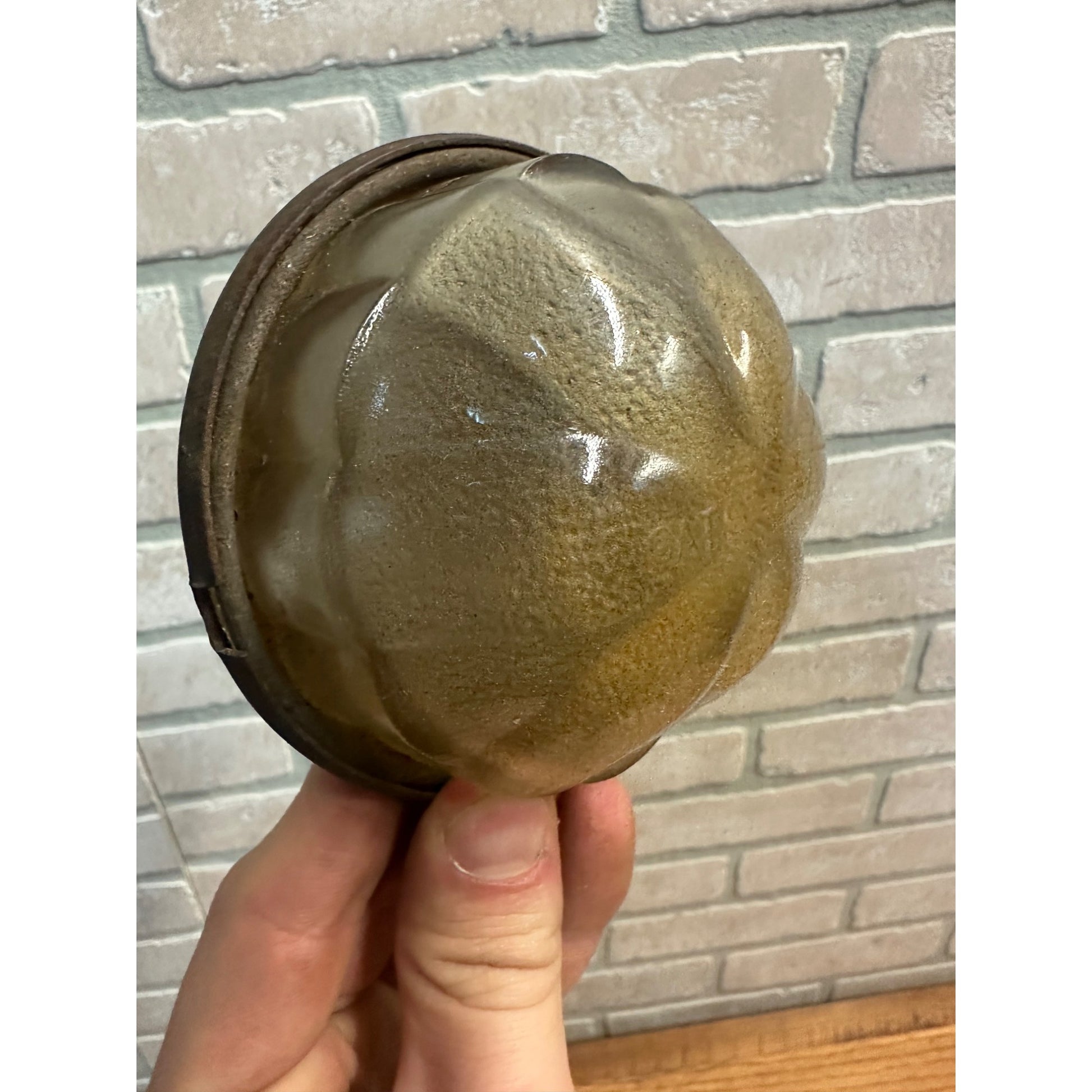 Antique c1920s "Cats-Eye" Embossed Glass Internal Automobile Car Light Dome