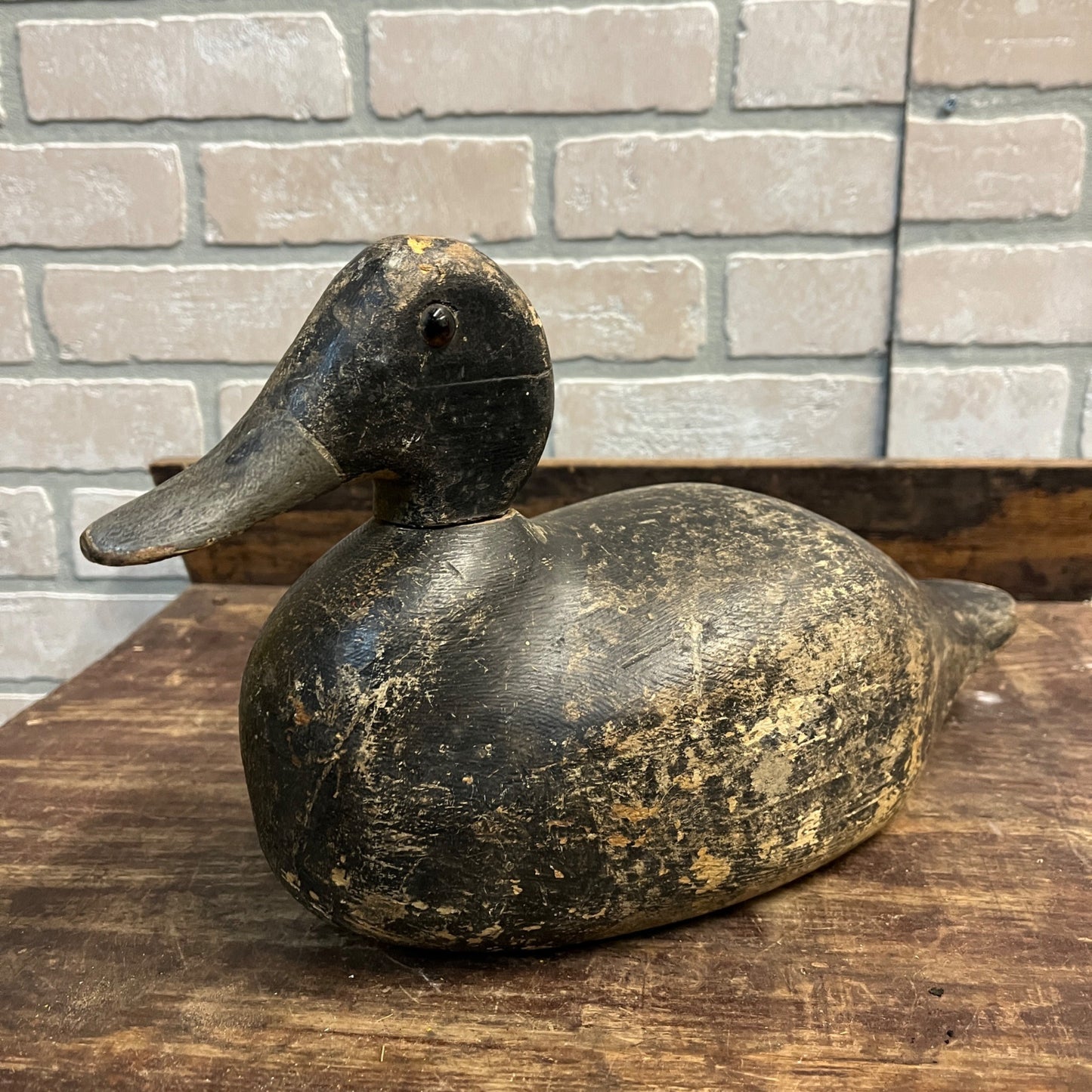 Vintage Humpback Bluebill Duck Decoy Hunting Bird