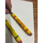 Vintage (2) Blaney Seeds & Farmers Union Co-Op Farm Advertising Bullet Pencils