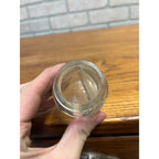 Vintage Ink Jar Bottle Clear Glass 2.5" Tall With Ink Lip -- NO Lid