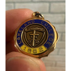 Vintage 10k GF Yellow Gold Filled Lakeland College Charm Pendant 3.36 Grams
