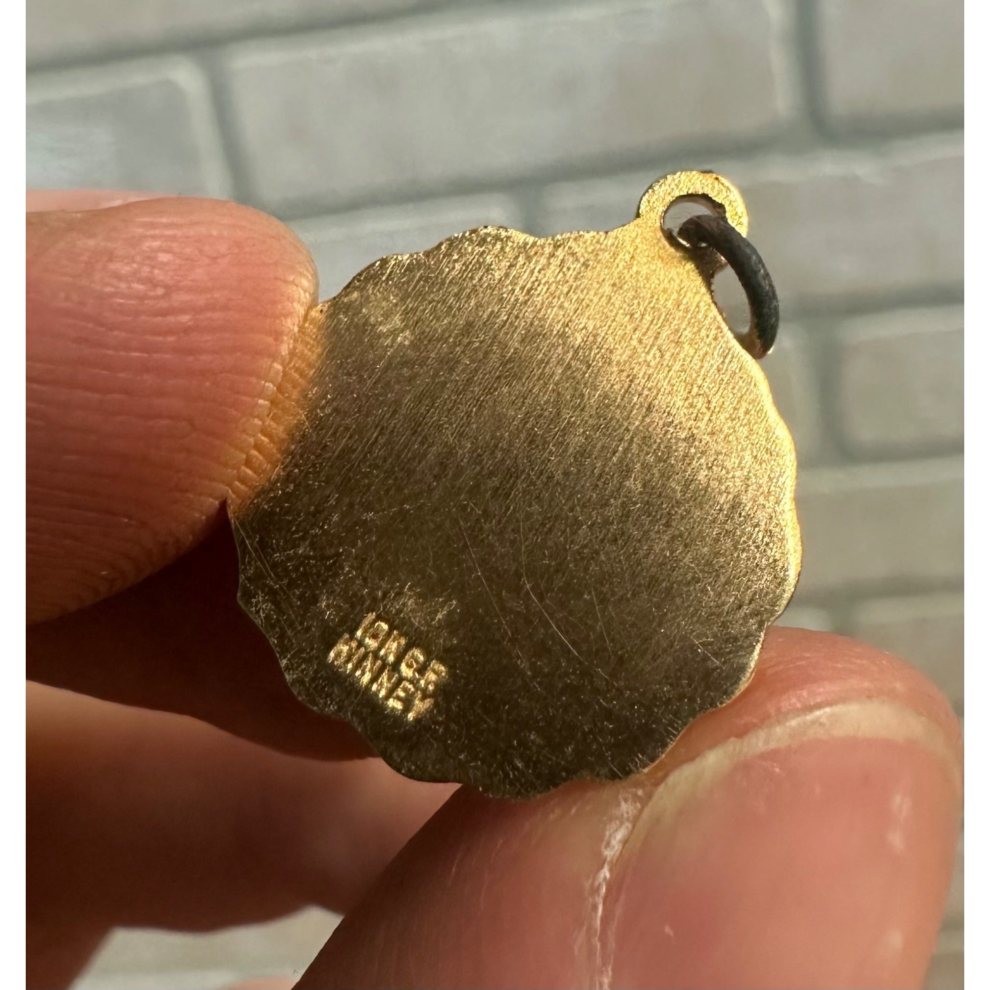 Vintage 10k GF Yellow Gold Filled Lakeland College Charm Pendant 3.36 Grams