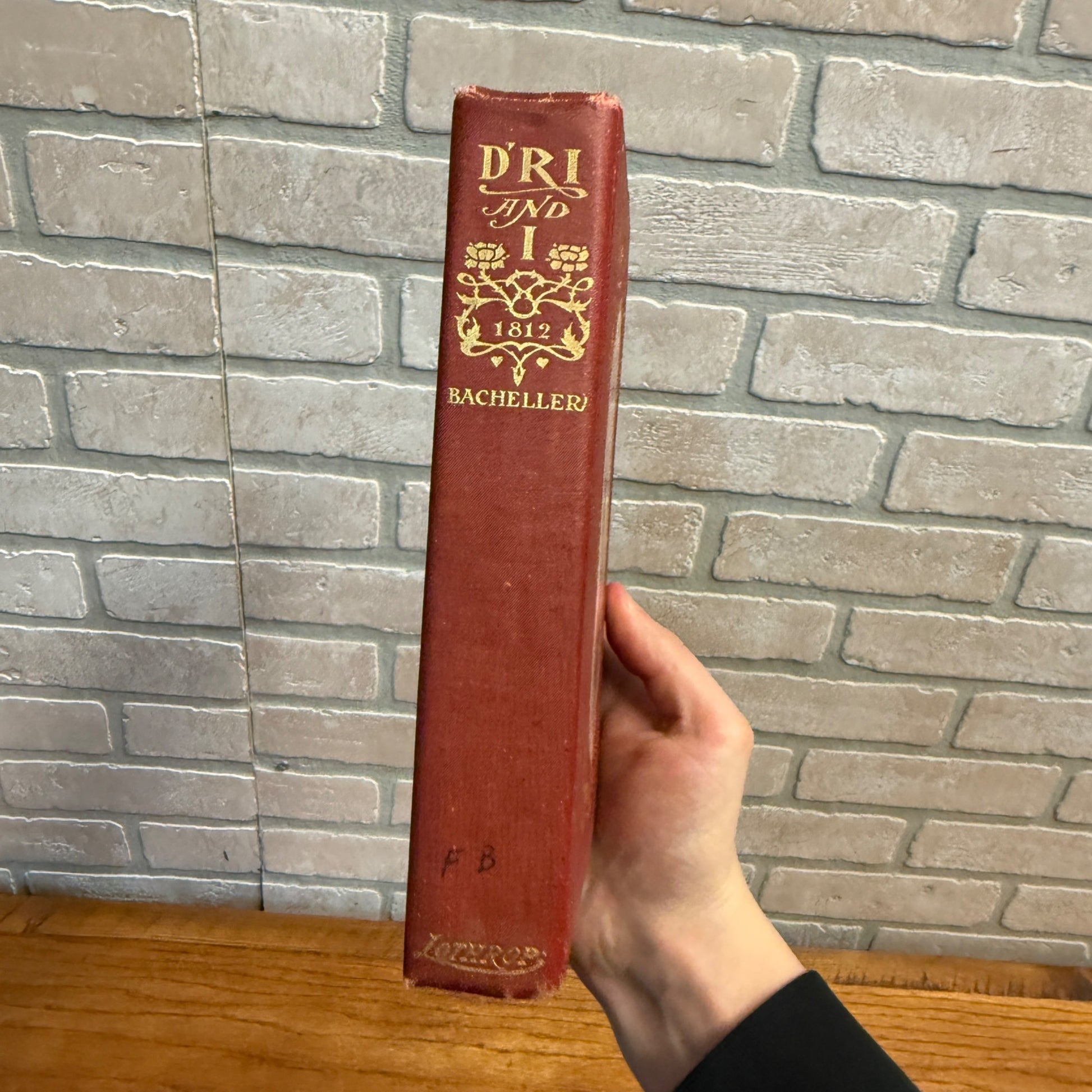 Dri & I Irving Bacheller Ornate Victorian Book Hardcover 1902