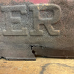 SCARCE Vintage Bechaud's Empire Beer Tin Advertising Sign Fond du Lac Wis